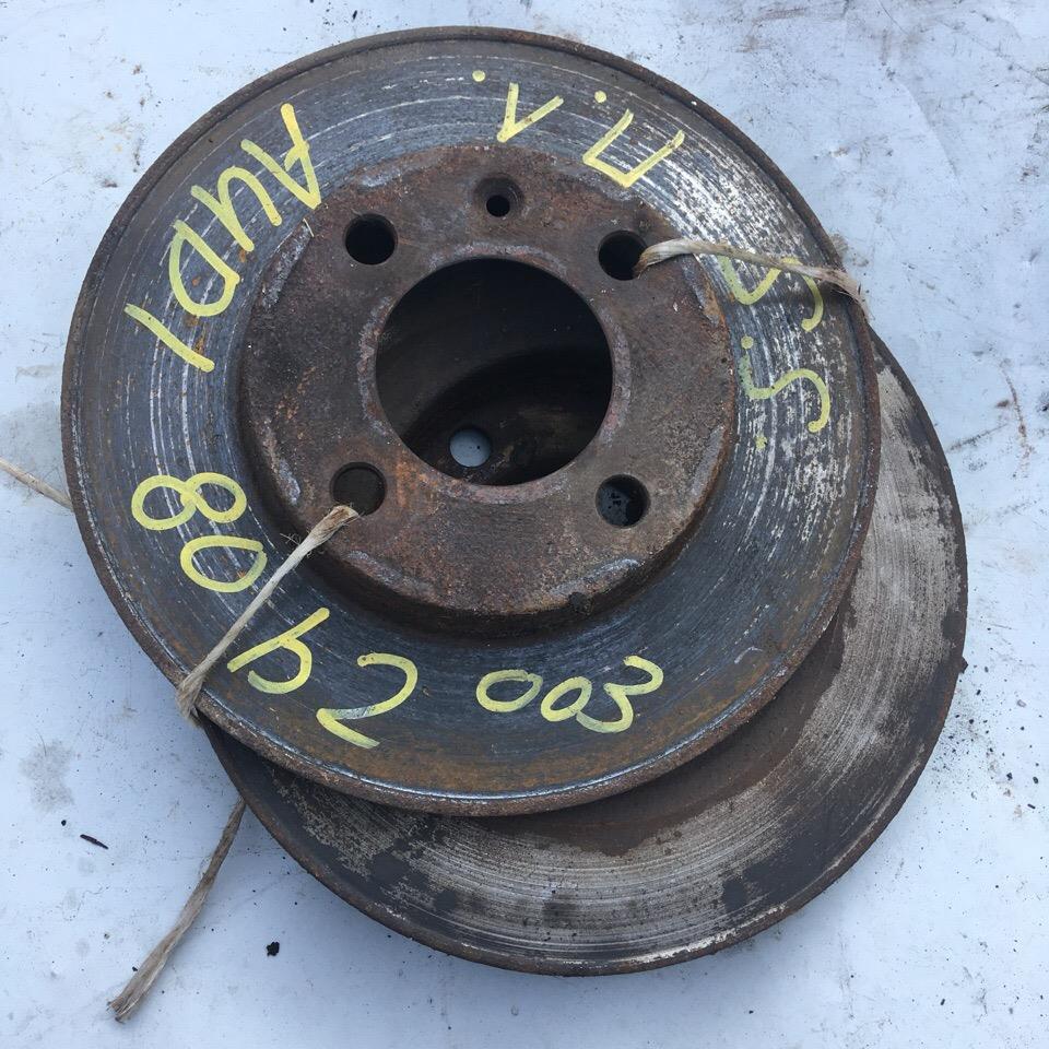 Audi  80 B2 80-86 для Диск тормозной передний не вентилируемый