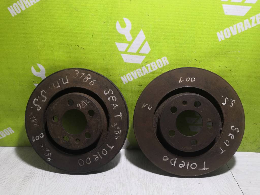 Seat Toledo 2  1999-2006 для Диск тормозной передний вентилируемый