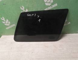 Стекло кузовное глухое правое для VW Golf 3 Vento 91-97  запчасти бу