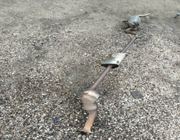 Глушитель в сборе для Renault Clio 3  2005-2012  запчасти бу