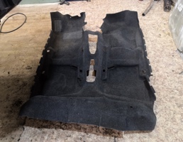 Ковролин для Skoda Fabia 2007-2015  запчасти бу