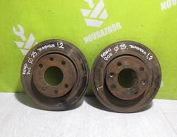 Диск тормозной передний не вентилируемый для Peugeot 206 98-12  запчасти бу