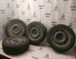 Диск колесный железо комплект для Peugeot 307 2001-2008  запчасти бу