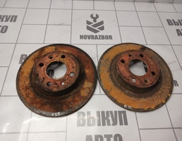 Диск тормозной передний не вентилируемый для Renault Logan 2005-2014  запчасти бу