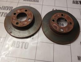 Диск тормозной передний не вентилируемый для Audi 80  90  B3  86-91  запчасти бу