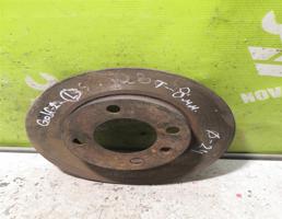 Диск тормозной передний не вентилируемый для VW Golf 2 Jetta 2 83-92  запчасти бу