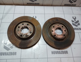 Диск тормозной передний вентилируемый для Peugeot 307 2001-2008  запчасти бу