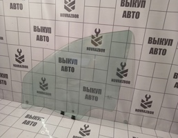 Стекло двери передней левой для Renault Logan 2005-2014  запчасти бу