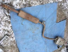 Глушитель в сборе для Renault Scenic 2 2003-2009  запчасти бу