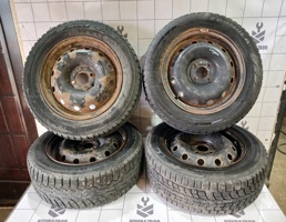 Диск колесный железо комплект для Renault Logan 2005-2014  запчасти бу