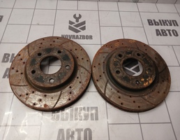 Диск тормозной передний вентилируемый для Mitsubishi Lancer 10 CX  CY 07-17  запчасти бу