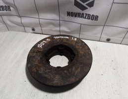 Диск тормозной передний не вентилируемый для Daewoo Matiz M100/M150 98-15  запчасти бу